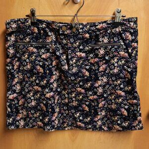 Skirt, Mossimo Corduroy Floral Skirt